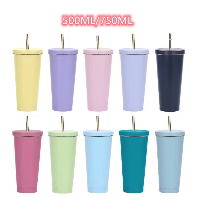 Wine Cup With Lid And Straw